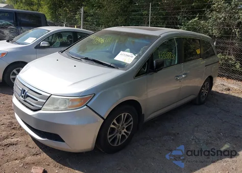 2011 Honda Odyssey Ex-L из США, поврежденный, VIN 5FNRL5H61BB041598